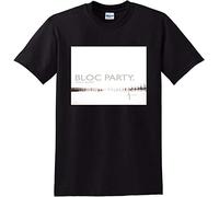 Rather BLOC Party T Shirt Silent Alarm Vinyl cd Cover Small Medium Large or XL BlackM