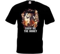 Rather Jerry Maguire v4 T-Shirt Movie Poster Tom Cruise Men'sL Black