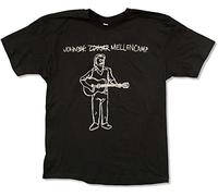 rather John Mellencamp Call Me Guitar Man Sketch Black White Yellow Black Red Mens Women T Shirt 100% Cotton Cougar867503XL