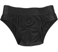 RATHESUN Harness Pants Strapless Briefs Underwear for Men woman elastic force Black