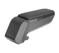 rati ARMSTER S ARMREST Compatible with FIAT Panda 2019- Black Artificial Leather