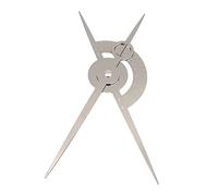 Ratio Calipers Eyebrow Ruler Flexible Stainless Steel Measurement Tool for Makeup Professionals and Beginners 6.3x1.2inch- Silver