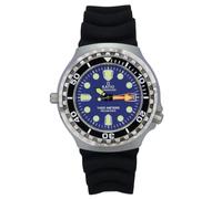 RATIO FreeDiver 2nd Generation Helium Safe Diver Watch Sapphire Crystal Quartz Movement Dive Watch 1000M Water Resistant Diving Watch for Men (Blue)