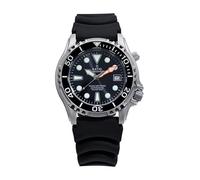 RATIO FreeDiver Helium Safe Dive Watch Stainless Steel Japanese Automatic Movement Diver Watch 1000M Water Resistant Diving Watch for Men (Black)