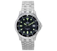 RATIO FreeDiver Professional Sapphire Crystal Analog Display Japanese Quartz Diver Watch 200M Water Resistant Watch for Men (Black)