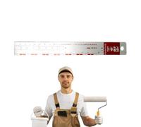 Ratio Scale Tool - Steel Paint Measure Ruler, Auto Body Painter Guide, Vehicle Repair Accessory, Workshop Helper | Ratio Scale Tool Steel Paint Measure Ruler Idea For SUVs RVs Sed