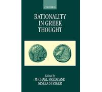 Rationality in Greek Thought