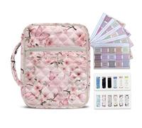 Ratozent Cherry Blossoms & Butterfly Bible Cover Japanese Spring Quilted Case Transient Beauty Theme Sophisticated for Prayer & Reflection a Thoughtful Gifts for a Pastor's Wife