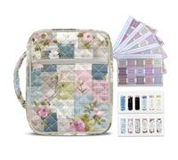 Ratozent Floral and Check Patchwork Bible Tote Handcrafted-Style Quilted Bag One-of-a-Kind Look Idea for Supporting Small Church Artisans Craft Fairs and as a Thoughtful Hostess Gifts