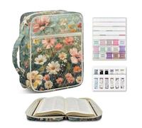 Ratozent Spring Daisy Bible Tote Fresh White & Yellow Quilted Cover Embodies New Beginnings Perfect for Easter Services Spring Baptisms and a Hopeful Gifts for a New Home or Baby