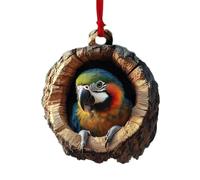 Ratpzou Animal Christmas Ornaments,2D Acrylic Christmas Animals Ornaments - Cute Pendant Portable Holiday Decorations Wall Bags for Car Mobile Phones Home Family Friends Colleagues