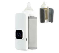 Ratpzou Portable Milk Warmer,Fast Smart Display Portable Supplies | Car Bottle Warmer | for Breastmilk Water Nursery Supplies Car Home Daily Night Outdoor Travel Winter Fall
