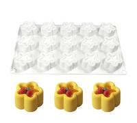 Ratpzou Silicone Baking Molds | Non Stick Crafts Making Tool,Festival Cake Molds,for Wax Clay Soap Jelly Pudding Dessert Muffin Candy