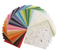 RATREE SHOP 60 Sheets 8.5x12 Inches Mulberry Paper Sheet Design Craft Hand Made Art Tissue Japan Origami Washi Wholesale Bulk Sale Unryu Suppliers Thailand Products Card Making Products from Thailand