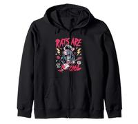 Rats Are Awesome Funny Rat Lover Zip Hoodie
