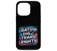 Rats Dig Trans Rights Queer Support Ally LGBTQ+ - Case for iPhone 13 Pro