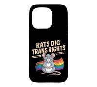 Rats Dig Trans Rights Queer Support Ally LGBTQ+ - Case for iPhone 15 Pro