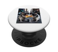 Rats enjoying tacos night out Cinco de Mayo Taco Crew PopSockets Adhesive PopGrip