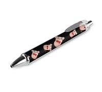 Rats Holding Two Hearts Black Ballpoint Pen Ball Point Writing Pens Office Journaling Cute Funny