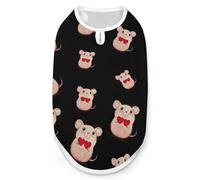 Rats Holding Two Hearts Dog Shirts Pet Costmes Sleeveless Puppy Tank Cat Clothes Top Vest