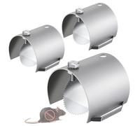 Rats & Mice Prevention for Drains, Heavy Duty 304 Steel Rat Blocker for Sewers with Non Return Valve, Fit Drain Rat Drain Guard(95-110mm, 4'') for Outdoor, Sewers, Basement (3 Pack)