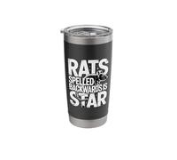 Rats Spelled Backwards is Star Random Weird Wordplay - Stainless Steel Insulated Tumbler