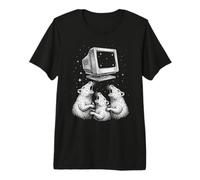 Rats Worship Retro Computer Vintage Pc Premium T-Shirt