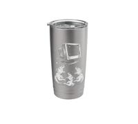 Rats Worship Retro Computer Vintage Pc Stainless Steel Insulated Tumbler