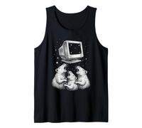 Rats Worship Retro Computer Vintage Pc Tank Top