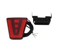 RAtsch 3rd Brake Tail Lamp 12V F1 Style Universal Led Brake Stop Light Triangle LED Rear Tail Reverse Safety Strobe Lamp Car Motorcycle(Red)
