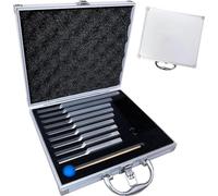RATSTONE Neurological Tuning Fork Set - 9 Tuning Forks in a Fine Aluminium Gift Box Ideal for Healing, Chakra Healing, Sound Healing and Stress Relief.