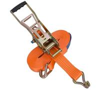 RatStrap 5000kg ERGO Pull Down Ratchet Lashing Claw Hook Cargo Lorry Tie Down Webbing Restraint Straps (10mtr)