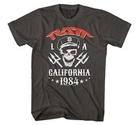 RATT Rock Band LA California 1984 Concert Tour Art Men's T Shirt Album Merch Black M
