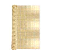 Rattan,20inch x 3.3ft PE Plastic Cane Webbing,Anti-Mildew Woven Open Mesh Rattan Webbing Roll,for Caning Projects Star Anise Wide Rattan Sheet for DIY Crafts,Furniture, Cabinet, Ceiling, Chair