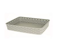 Curver Rattan A4 Tray Grey
