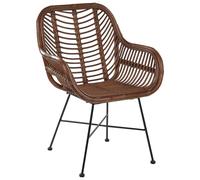 Beliani Dining Chair Canora Rattan Brown