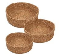 Rattan Baskets, Handmade Lightweight Organisers - Woven Storage Basket for Snacks Outdoor Beach Picking Harvesting Fruit Vegetable Egg Bouquet Flowers