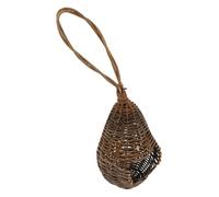 Rattan Bird Nest Bird Nest Of The Lid Hummingbird Locket Rattan Nest Artificial Nest Ornament Nest View Bird House Nest for Birds Bird Living House Bird Nest Adornment Coffee