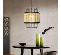 Rattan Chandelier Weaving Lantern Ceiling Lanterns Bedroom, Dining Room Chandelier Adjustable Height Japanese Handmade Ceiling Lanterns Bedroom, Dining Room Made in China
