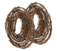Rattan Christmas Decor 4.6m Grapevine Garland Hanging 2pcs for Home