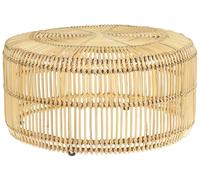 Coffee Table LIMNI Rattan Light Brown