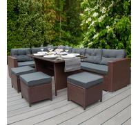 Jardi Rattan Corner Set - Brown
