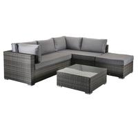 Rattan Effect Bridgetown Corner Sofa Set: Bridgetown