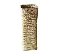Rattan Flower Vase High Wicker Vase Tall Woven Flower Vase Basket Natural Planter Basket Seagrass Vase for Dried Floral Fruit Home Decoration