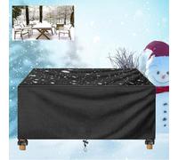 Rattan Furniture Covers 70x40x45cm/LxWxH Anti-UV Waterproof Fabric Outdoor Table Cover,Rain Cover for Garden Furniture,Garden Table Covers Waterproof Square for Rattan Patio Furnture Set