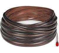 Rattan Furniture Fixing Kit (Contains Weaving Tool), Wicker Repair Material, Coffee Gradient Flat Plastic Woven Material for Installing Rattan Furniture and Garden Chair Basket -70m (220 ft)