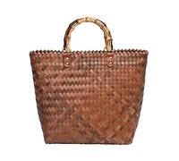 Rattan Handheld Bag Fashionable & Spacious Tote Bag Beaches Bag A Must Have for Fashion Forward & Nature Loving Ladies