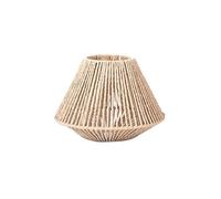 Rattan Lamp Shade Light Cover Chandelier Hanging Wicker Woven Fixture Rustic Decorative Weave Basket for Lighting