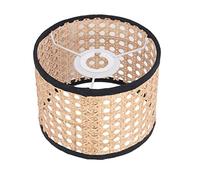 Rattan Lamp Shade, Universal Woven Boho Rattan Lampshade for E27 E14 Chandelier Lamp Pendant Light