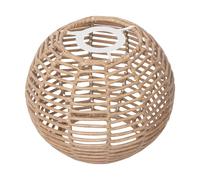 Rattan Lampshade,Wicker Lamp Shades,Rattan Light Shade,Hollow Weave Light Decor Ceiling Light Lid Suitable for Room and Dining Areas (546B)